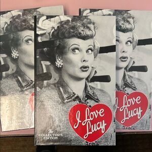 5/$25 I Love Lucy Collector's Edition vhs set NEW fine arts club, hair pieces